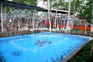 آبنمای رستوران ارم شاندیز مشهد