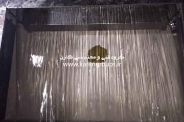 آبنمای پرده پیوسته آب 180 سانتیمتری برج تجریش تهران